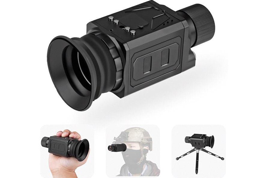 AGM Global Vision Fuzion Thermal Imaging Monocular Perfect for Night Hunting, High Sensitivity Thermal Monocular with Fusion Vision Heat Vision Ir Infrared Hunting monocular product image
