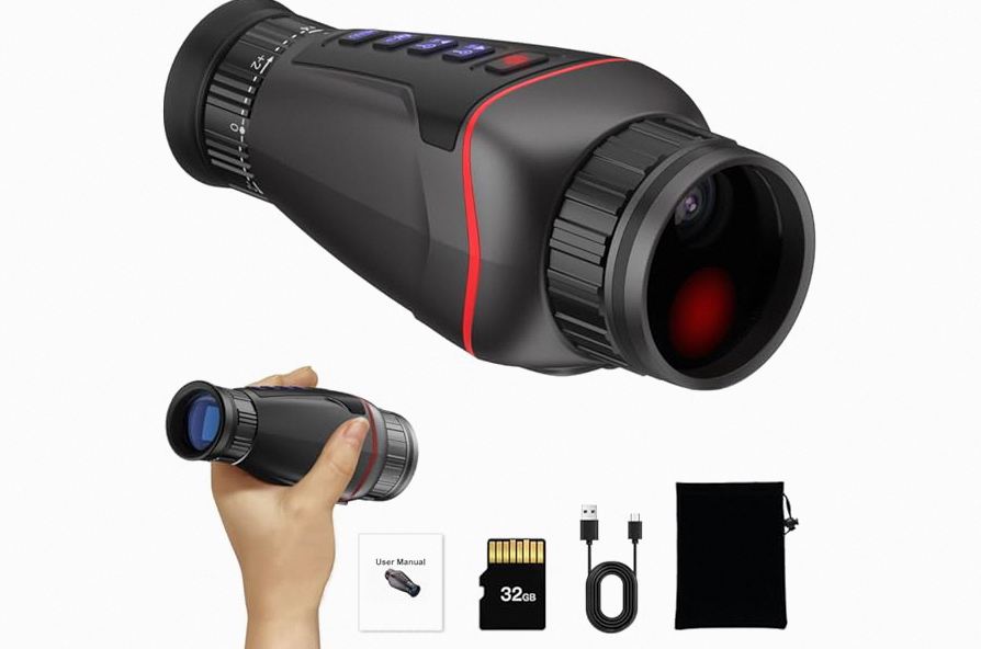 Monocular Telescope 40x60 with Smartphone Adapter, Telescope for Adults High Powered, Monocular for Adults, Compact Low Light Vision for Wildlife, Hunting, Camping, Travel &Outdoor Adventures product image