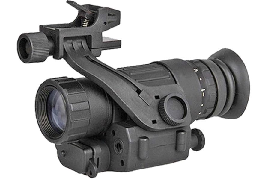 GOYOJO Night Vision Goggles Helmet-Mounted Monocular | 1080P HD NVG with 3X Zoom & Adjustable Infrared | IP66 Waterproof for Hunting, Surveillance, Camping | Built-in Compass (100% Darkness) product image