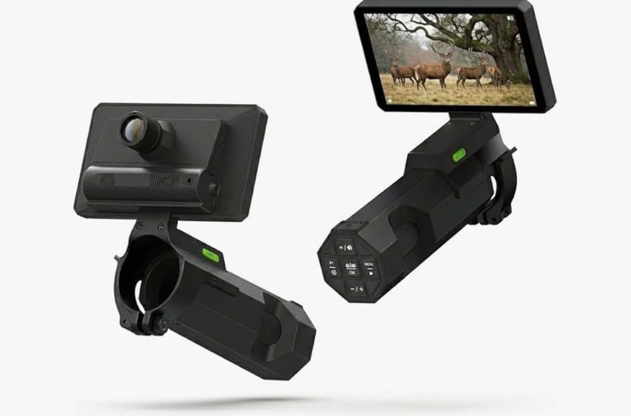 Night Vision Goggles Head or Helmet Mounted Monocular - 1080P HD Photo and Video Recording with 5X Digital Zoom & Adjustable Infrared 940nm IR, Night Vision 300M for Hunting, Camping, Surveillance product image